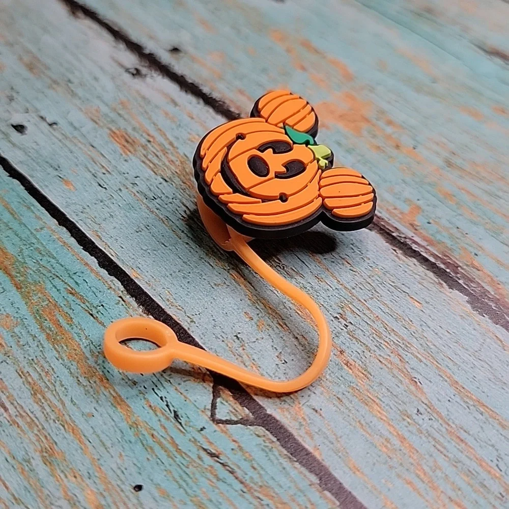 Mickey Mouse Pumpkin Straw Topper - Picture 5 of 5